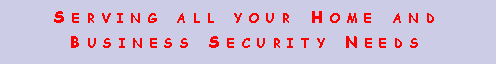 Text Box: Serving all your Home and Business Security Needs